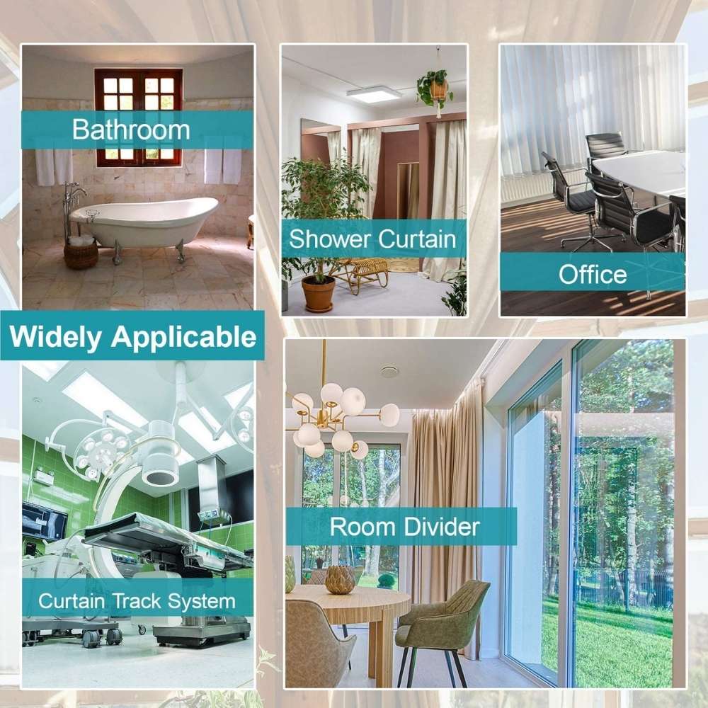 Bendable Curtain Track Ceiling Mount